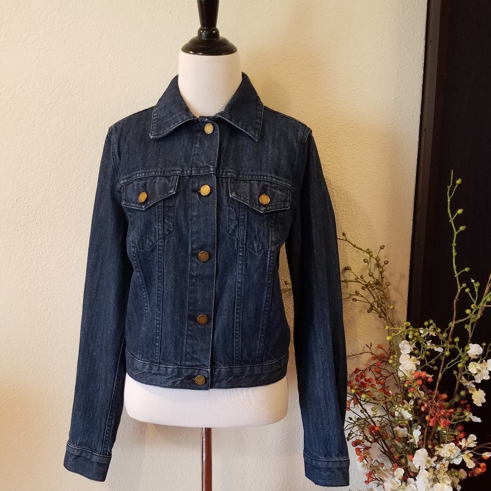 Michael Kors Denim Jeans Jacket Size Medium